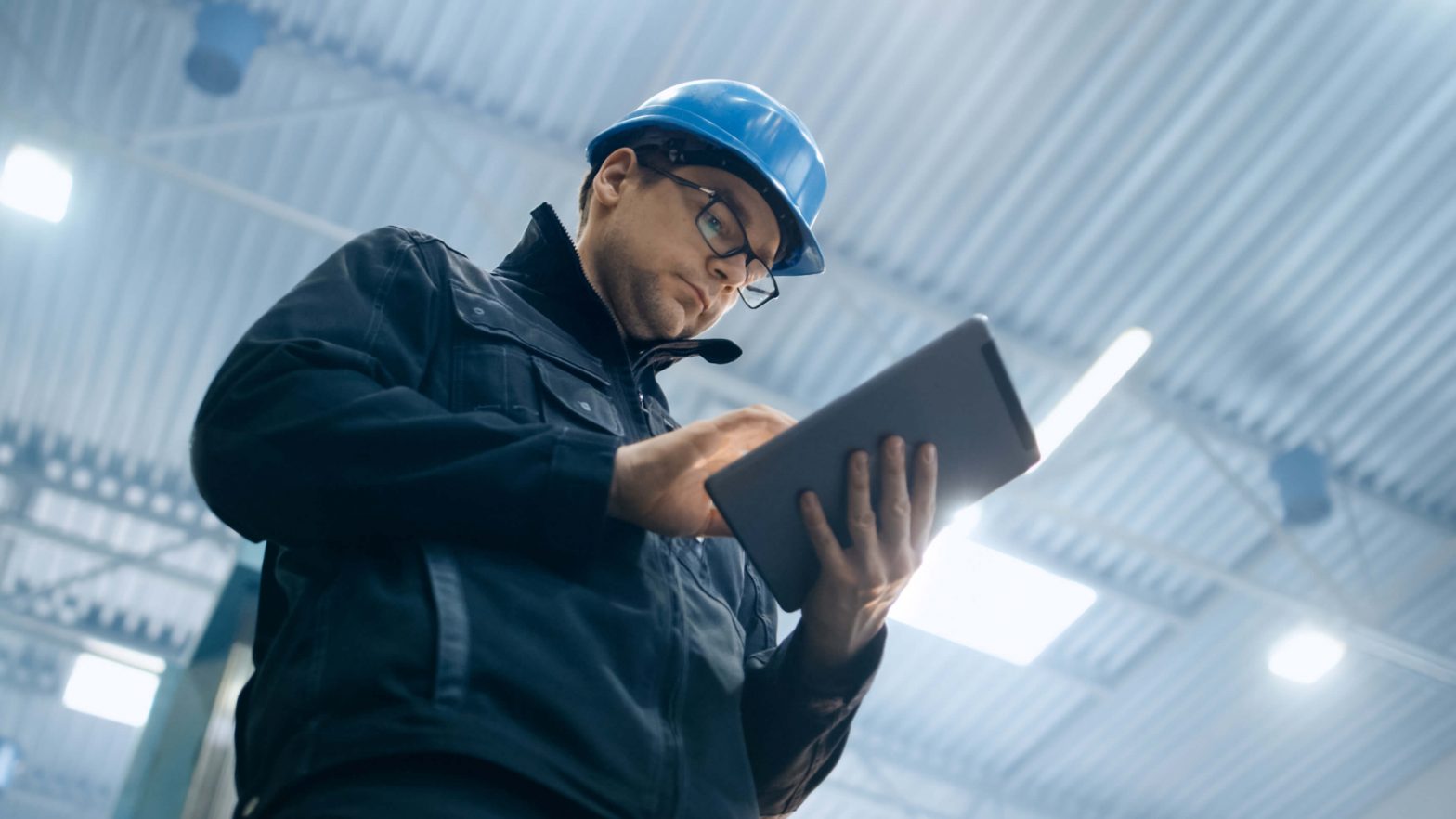 man using digital learning streams that enable and cater to his specific employee skills